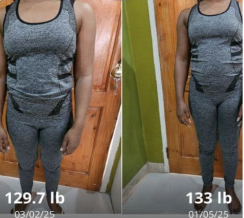 Client transformation before and after